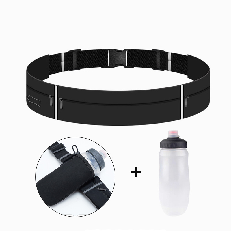 Weight Lifting Belt - 러닝 벨트 허리 가방 물병 550ml