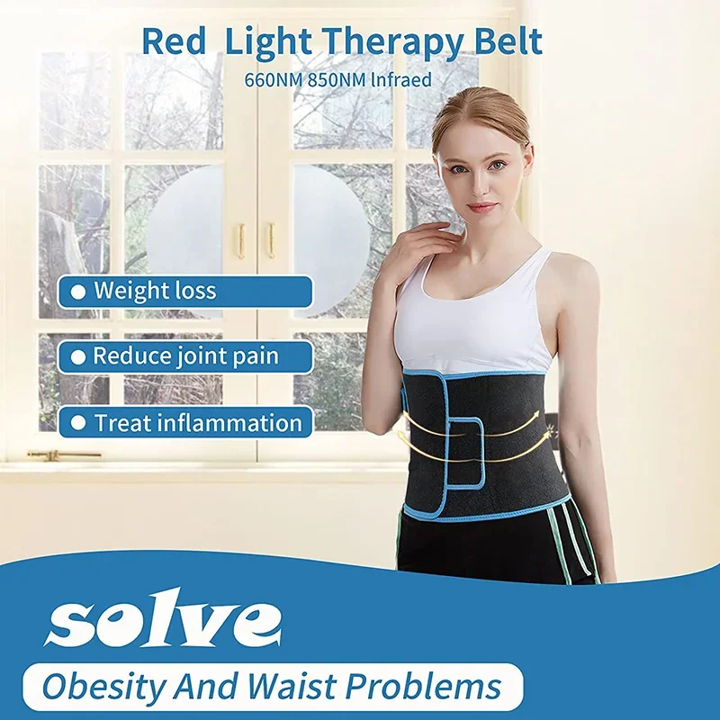 LED 광선치료 마사지 벨트 적색광 온찜질 850nm  - Weight Lifting Belt 리뷰 및 가격