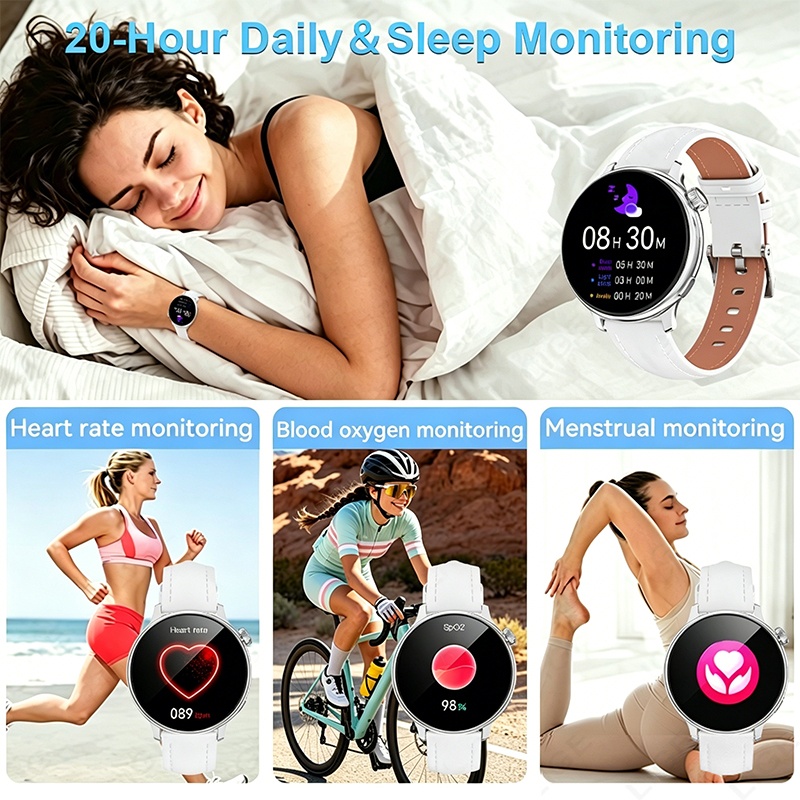 여성용 LIGE 스포츠 스마트워치, 무선 통화, 심박수 - Yoga Fitness Watch 리뷰 및 가격